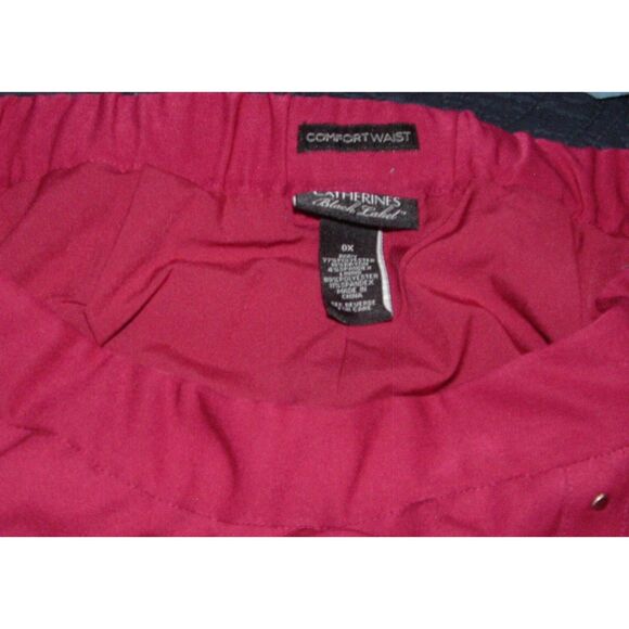 CATHERINES Plus Sz 0X Church Office Elastic Comfort Waist Studded Lined Skirt - Picture 5 of 5